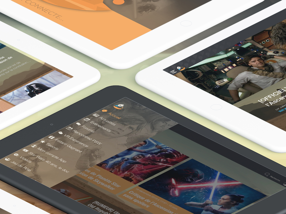 Avez-vous l'application mobile du fan club Star Wars ?