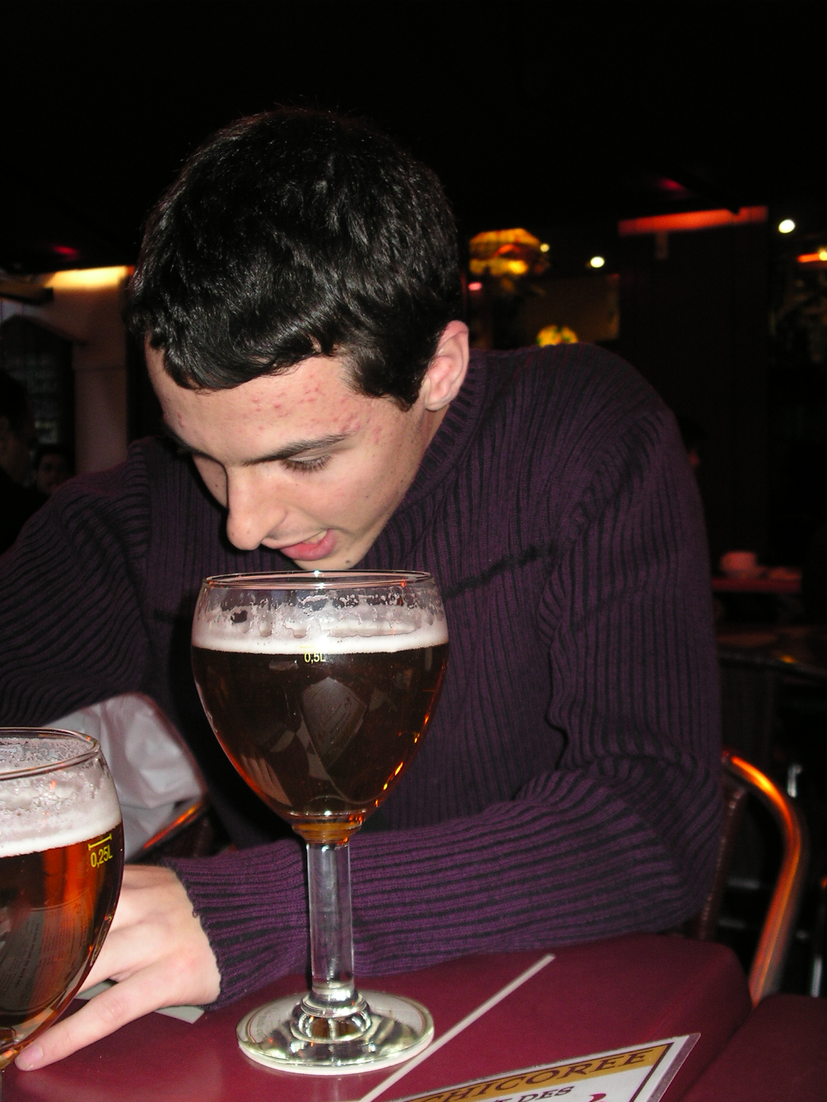 Photo 8 - Kyrio, le champion du laser, n'est pas en reste non plus coté bière !