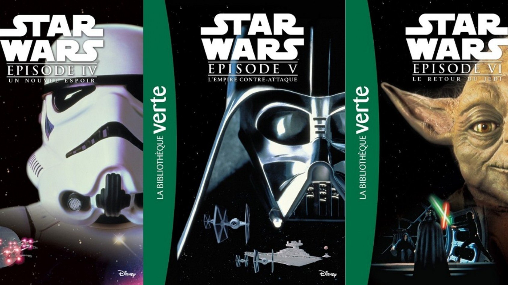 [Hachette] Sortie des Episodes IV, V et VI à la Bibliothèque Verte